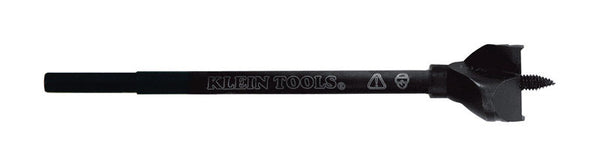Klein Tools 1-1/8 in. x 6 in. L Steel Wood Boring Bit 1 pc.