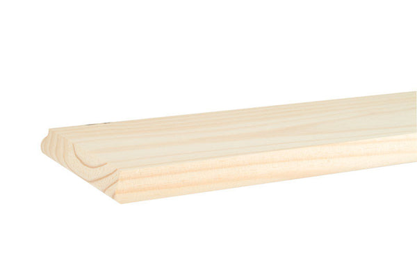 Waddell 3/4 in. H x 7 in. W x 24 in. D Beige Wood Unfinished Shelf (Pack of 3)