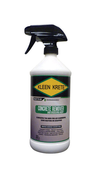 Kleen Krete Biodegradable Multipurpose Simply Apply Concrete Remover 32 oz. (Pack of 6)