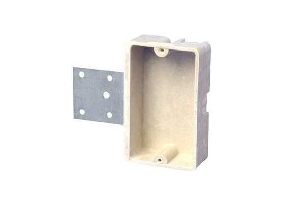 Allied Moulded Single Gang Outlet Box Fiberglass Bulk