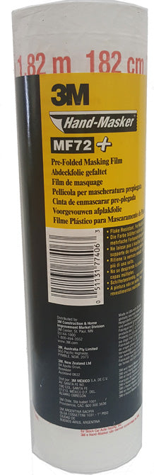 3M Hand-Masker Prefolded Masking Film - 6 Ft. x 90 Ft.