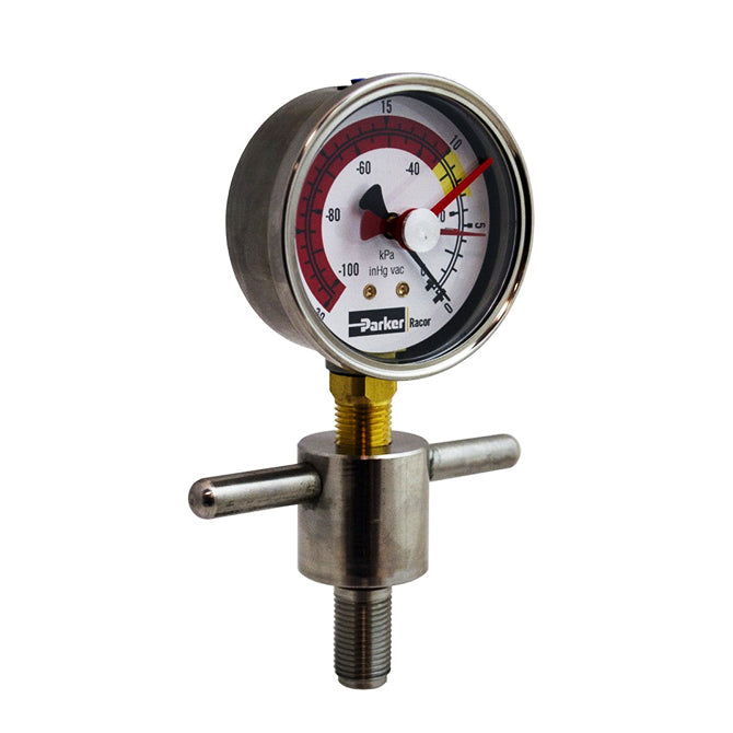 Racor Turbine Series T-Handle Vacuum Gauge Kit for 500FG (All after 2002), 900/1000