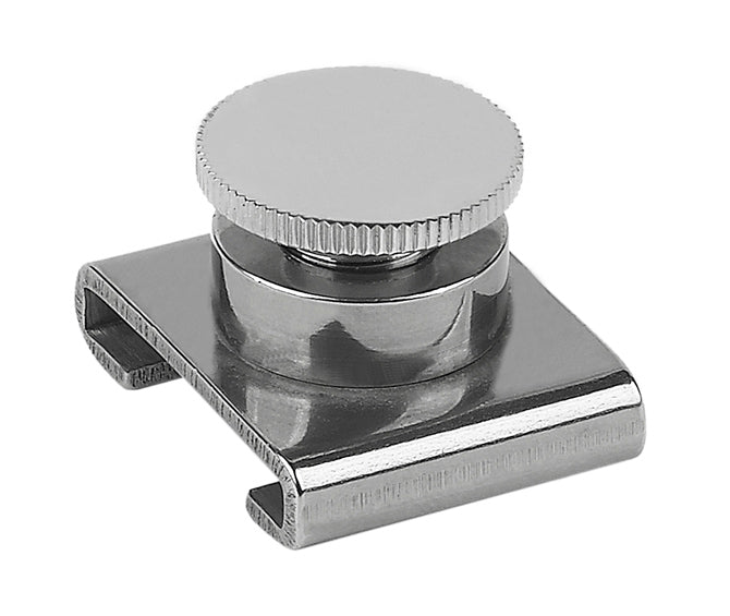 Schaefer T-Track Slider SS 1", Adj. Stop/ Screw Pin