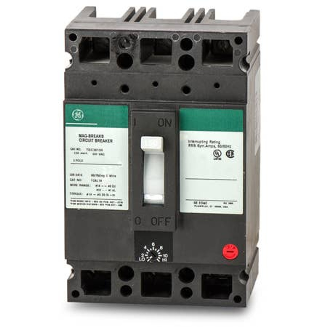 *TEC36030 MCP Motor Circuit Protector (Note: Both Options Re-certified)